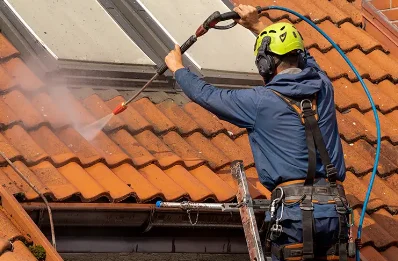 Démoussage et hydrofuge de toiture à Bournos